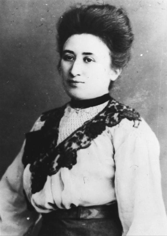 Rosa Luxemburg foto di una comunista
