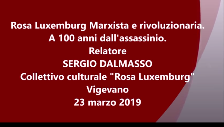 Locandina Conferenza Rosa Luxemburg Vigevano