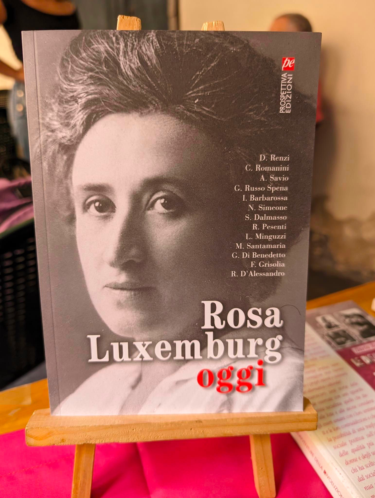 Presentazione Rosa Luxemburg oggi copertina libro