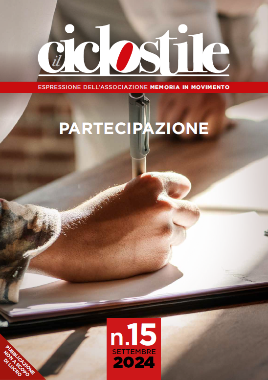 Ciclostile n. 15 settembre 2024, Copertina Partecipazione